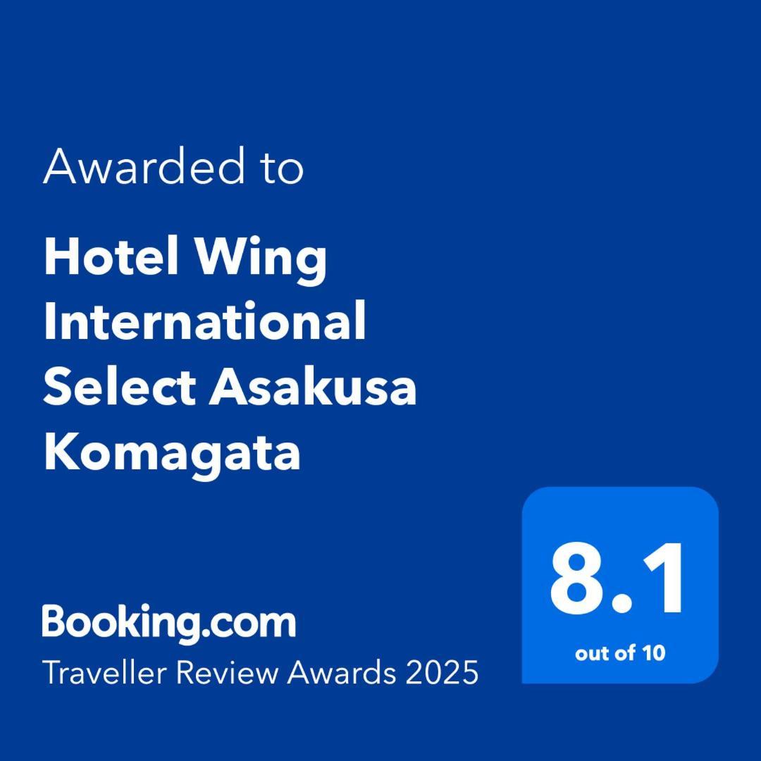 Hotel Wing International Select Asakusa Komagata Tóquio Exterior foto